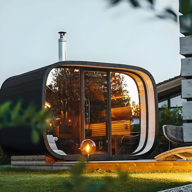 MEISSALIVVE Full Spectrum Sauna for Home, 1-2 Person Infrared Sauna with 7-Color Light Therapy & Bluetooth Speakers, Indoor Dry Heat Sauna with Red Light, Personal Luxury Spa for Home & Gym Hover Image