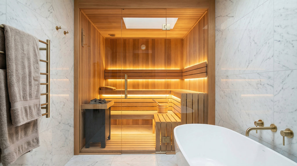 Nordic Steam Pocket: 90-Second Heat, Portable Sauna Bliss, Anywhere.